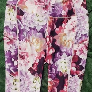 Torrid Floral Active Leggings Size 0